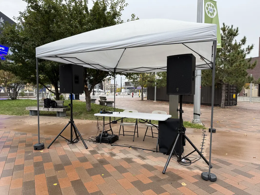 Live band performance with SoundMN sound system at a corporate gala