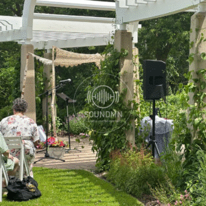 outdoor wedding ceremony sound speaker rental Minnesota